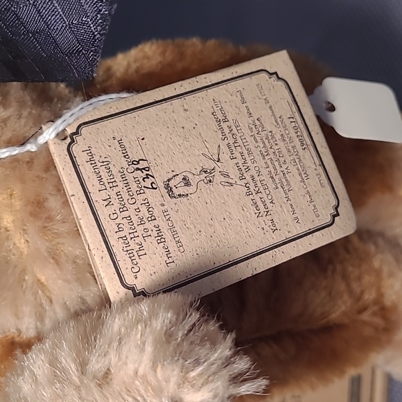 Boyds Limited Edition Mohair Bear Collection Garner Cattington 590250-11 - Picture 4 of 11